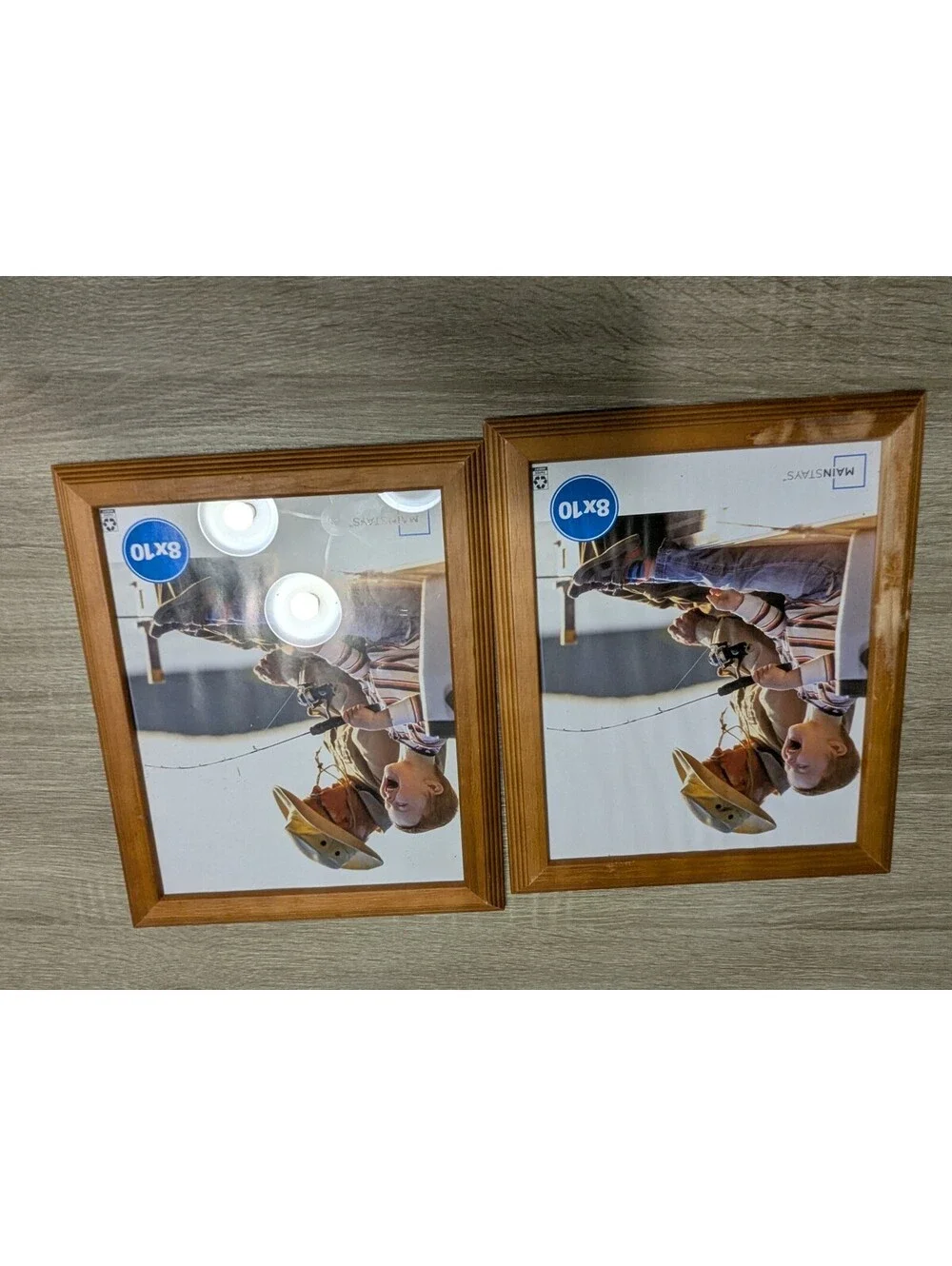 Mainstays 8x10 Wood Picture Frames Set of 2